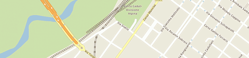Mappa della impresa municipio di cuneo officina comunale a CUNEO