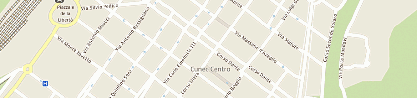 Mappa della impresa pizzeria vesuvio a CUNEO