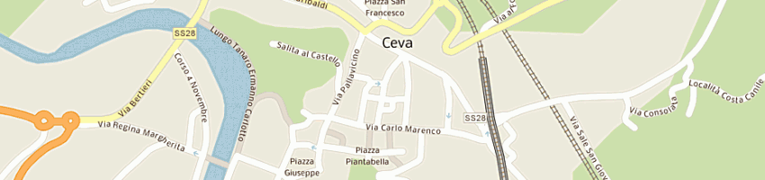 Mappa della impresa piovan claudio a CEVA