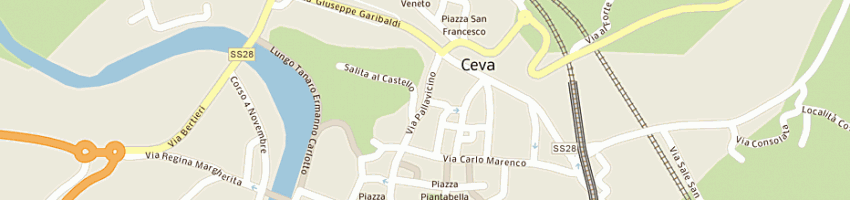 Mappa della impresa viglietti silvana a CEVA