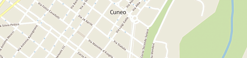 Mappa della impresa nadia acconciature a CUNEO