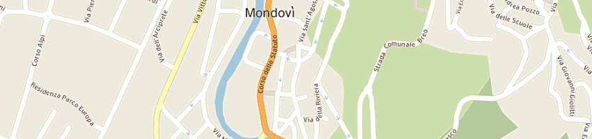 Mappa della impresa mazzucchi luca (sas) a MONDOVI 