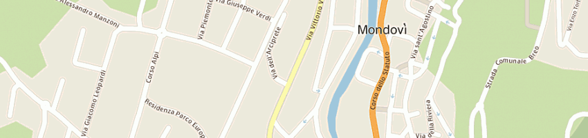 Mappa della impresa bar maya a MONDOVI 