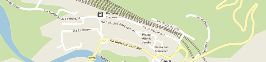 Mappa della impresa scuola media a momigliano a CEVA