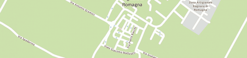 Mappa della impresa ristorante la gardela sas di chiappetta concetta e c a BAGNARA DI ROMAGNA