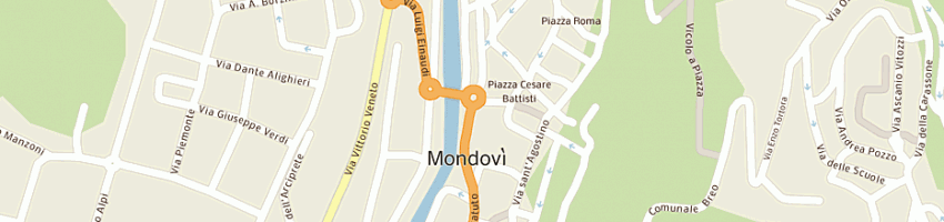 Mappa della impresa agenzia delle entrate a MONDOVI 