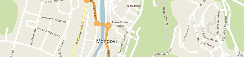 Mappa della impresa la gatta a MONDOVI 