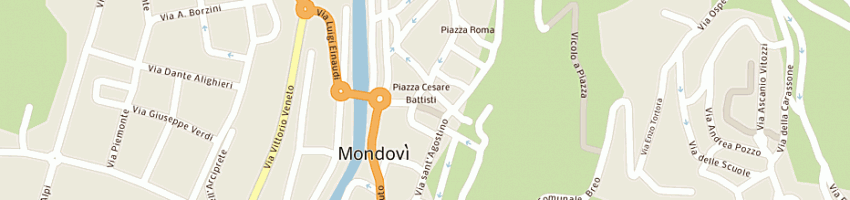 Mappa della impresa poste italiane a MONDOVI 