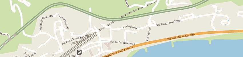 Mappa della impresa carabinieri a COGOLETO