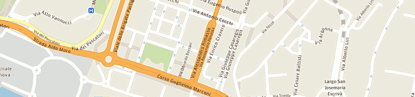 Mappa della impresa c e g srl a GENOVA