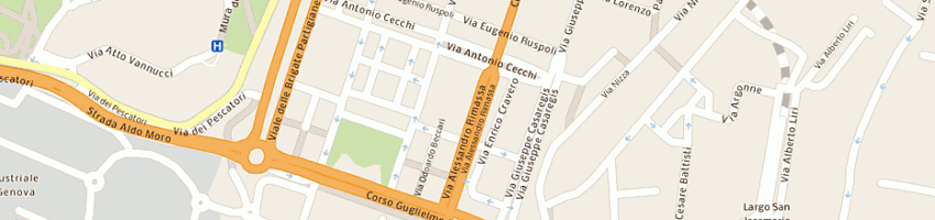 Mappa della impresa ruocco silvia a GENOVA