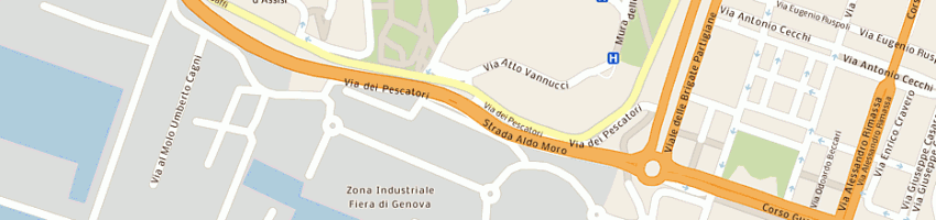 Mappa della impresa gmg general montaggi genovesi srl a GENOVA