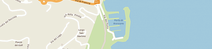 Mappa della impresa haven diving center srl a ARENZANO