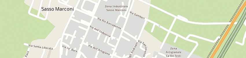 Mappa della impresa albertazzi enzo a SASSO MARCONI