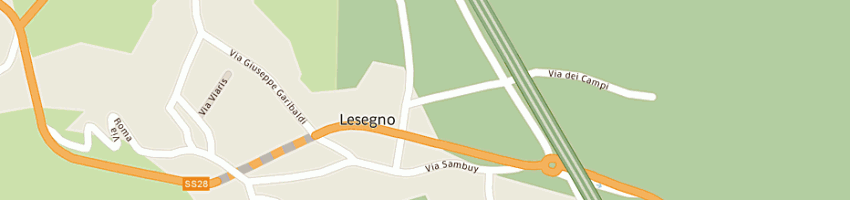 Mappa della impresa municipio a LESEGNO