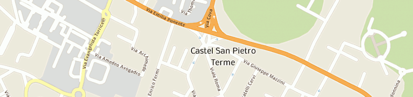 Mappa della impresa studio castello srl a CASTEL SAN PIETRO TERME