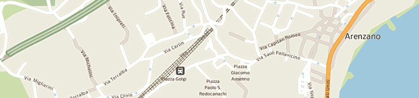 Mappa della impresa pizza si di perri maria a ARENZANO