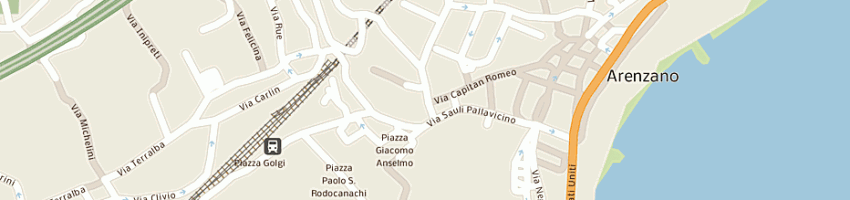 Mappa della impresa panigun sas a ARENZANO
