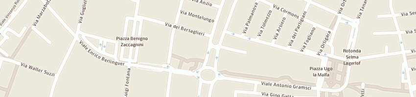 Mappa della impresa pizzeria al borgo a RAVENNA