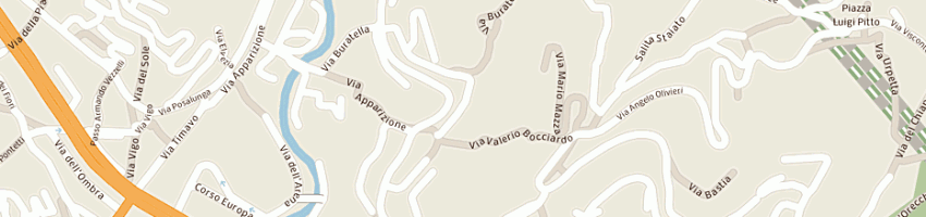 Mappa della impresa bocciofila giulio tanini a GENOVA