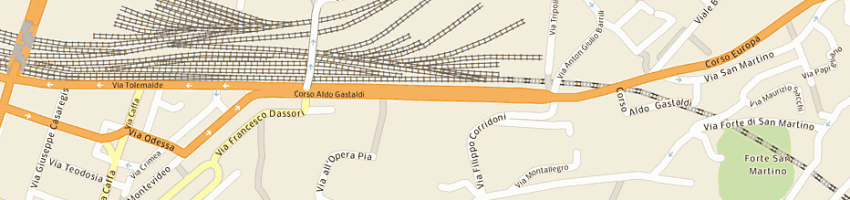 Mappa della impresa corsini edoardo a GENOVA