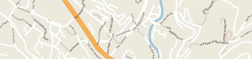 Mappa della impresa centro civico a GENOVA