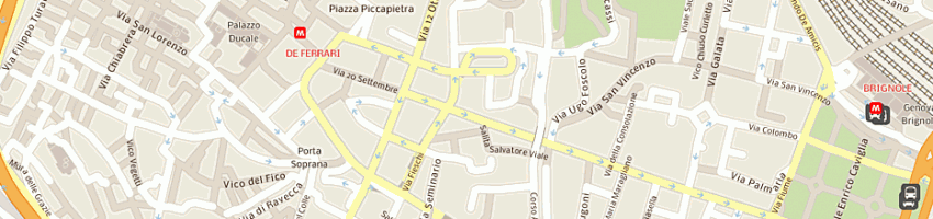 Mappa della impresa centro medicina ceccardi - poliambulatori a GENOVA