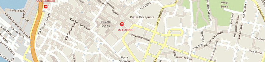 Mappa della impresa centro fiduciario c f (spa) a GENOVA