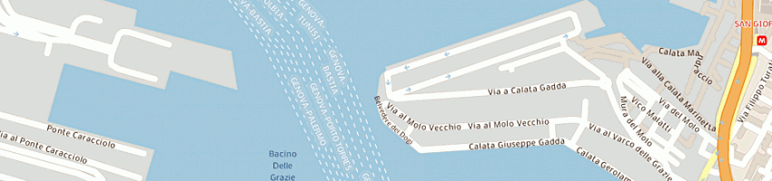 Mappa della impresa genoa yachts international srl a GENOVA