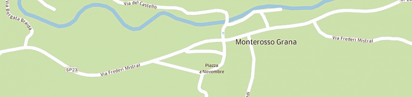Mappa della impresa poste italiane a MONTEROSSO GRANA