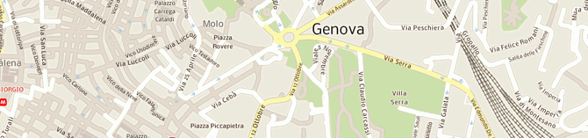 Mappa della impresa cascone andrea a GENOVA