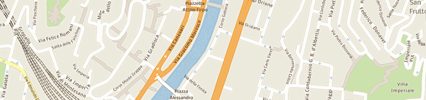 Mappa della impresa dalla piazza jolanda a GENOVA