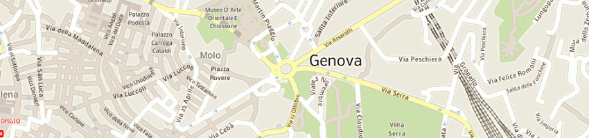Mappa della impresa farmacia olivieri a GENOVA