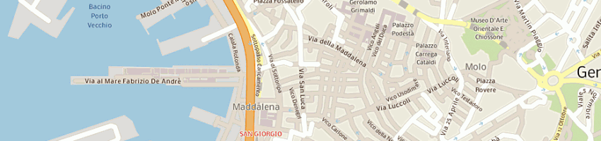 Mappa della impresa aliprestito spa a GENOVA