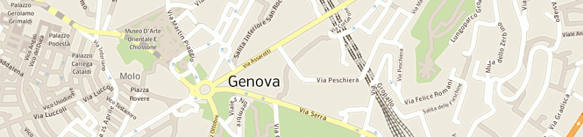Mappa della impresa gandus edizioni arti grafiche s a s di sergio gandus e c a GENOVA