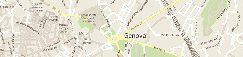 Mappa della impresa poggi gabriella a GENOVA