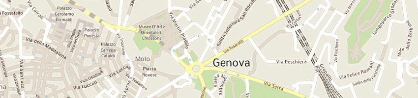 Mappa della impresa anania avvti studio legale associato a GENOVA