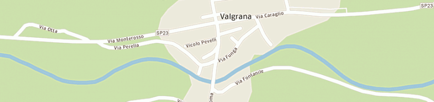 Mappa della impresa trattoria della societa' a VALGRANA