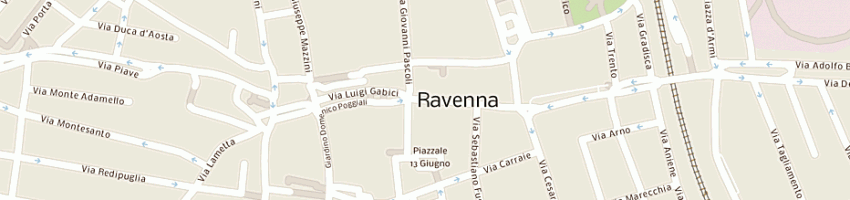 Mappa della impresa fucci marzia a RAVENNA