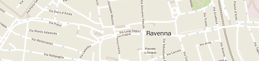 Mappa della impresa ceroni ugo a RAVENNA