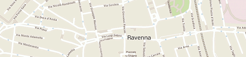 Mappa della impresa e pur si muove a RAVENNA