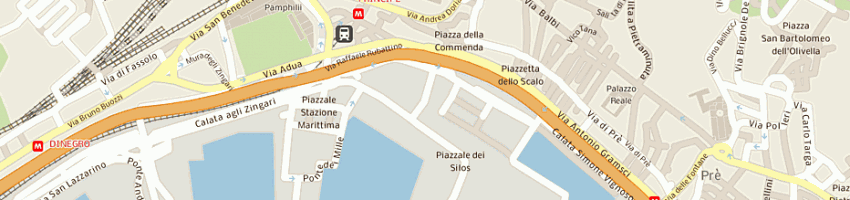 Mappa della impresa garage ponte dei mille snc a GENOVA