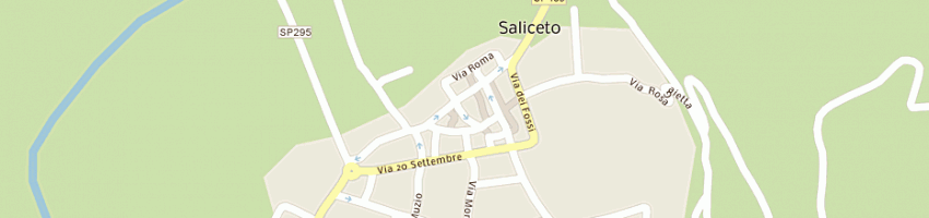 Mappa della impresa cerrato franco a SALICETO