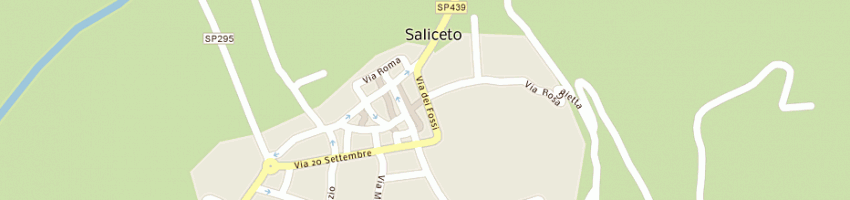 Mappa della impresa croce rossa italiana a SALICETO