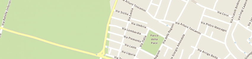Mappa della impresa guazzolini gerardo a BAGNACAVALLO