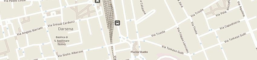Mappa della impresa ristorante pizzeria buddy s a RAVENNA