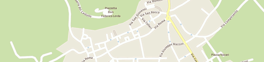 Mappa della impresa bomboniere sissi di olivero serenella a CARAGLIO