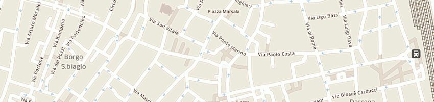 Mappa della impresa pizzeria ristorante babaleus a RAVENNA