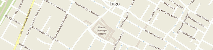 Mappa della impresa lugo, comune di a LUGO