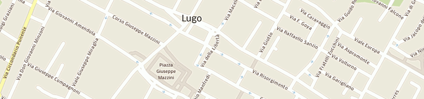 Mappa della impresa brasini maurizio a LUGO